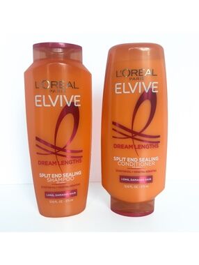 L’Oreal Paris Elvive Dream Lengths Shampoo & Conditioner Set 12.6 oz Each
